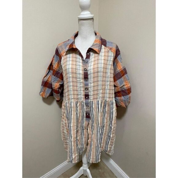 New Free  People Sunshine Bay Top Size L - Picture 2 of 6